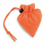 Opvouwbare tas van 190T polyester kleur oranje eerste weergave