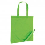 Opvouwbare tas van 190T polyester kleur lichtgroen