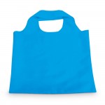 Opvouwbare boodschappentas voor reclame kleur lichtblauw