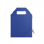 190T rPet opvouwbare tassen met logo blauw