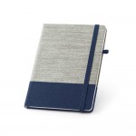 A5 notitieboekje met logo en kleuraccent kleur blauw