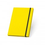 Bedrukte notitieboekjes in neonkleuren kleur geel