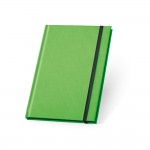 Bedrukte notitieboekjes in neonkleuren kleur lichtgroen