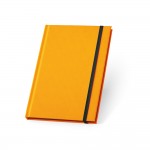Bedrukte notitieboekjes in neonkleuren kleur oranje