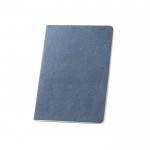 Ecologisch semi-rigide notitieboek kleur blauw