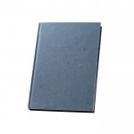 Duurzaam notitieboek met harde kaft kleur blauw