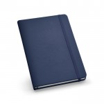 Glad A5 notitieboekje met logo  kleur blauw