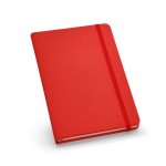 Glad A5 notitieboekje met logo  kleur rood