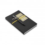 A5 notitieboekje met ruimte voor accessoires kleur geel eerste weergave