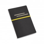 A5 notitieboekje met ruimte voor accessoires kleur geel