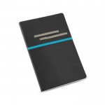 A5 notitieboekje met ruimte voor accessoires kleur lichtblauw