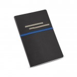 A5 notitieboekje met ruimte voor accessoires kleur koningsblauw