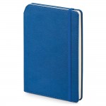 A5 notitieboekje met pennenhouder kleur blauw tweede weergave