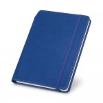 A5 notitieboekje met pennenhouder kleur blauw