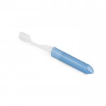 Opvouwbare tandenborstel met logo kleur blauw eerste weergave