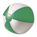 PVC strandbal in diverse kleuren met multicolor optie kleur groen eerste weergave