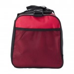 Sporttas van 600D polyester met handvatten en riem kleur rood derde weergave