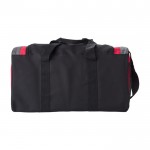 Sporttas van 600D polyester met handvatten en riem kleur rood vierde weergave