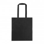 RPET non-woven boodschappentas met handvaten 70 gr/m2 kleur zwart eerste weergave