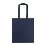 RPET non-woven boodschappentas met handvaten 70 gr/m2 kleur blauw eerste weergave
