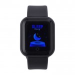 Multifunctionele draadloze smartwatch met verstelbare band kleur zwart vijfde weergave