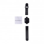 Multifunctionele draadloze smartwatch met verstelbare band kleur zwart zesde weergave