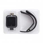 Multifunctionele draadloze smartwatch met verstelbare band kleur zwart zevende weergave