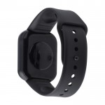 Multifunctionele draadloze smartwatch met verstelbare band kleur zwart achtste weergave