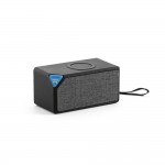 Rechthoekige bedrukte speaker met oplader kleur zwart afbeelding met logo/97933_103-box.jpg