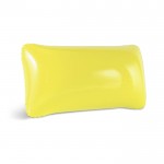 Goedkoop opblaasbaar kussentje met logo kleur geel