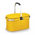 Picknickmand met logo kleur geel