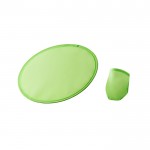 Promotionele frisbee voor bedrijven kleur limoen groen