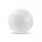 Voetbal met logo, balmaat 5 kleur wit