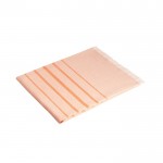 Duurzame katoenen multifunctionele handdoek 260 g/m2 kleur oranje