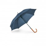 Goedkope paraplu met logo voor bedrijven kleur blauw