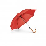 Goedkope paraplu met logo voor bedrijven kleur rood