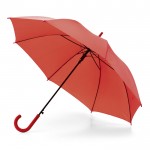 Bedrukte paraplu in diverse kleuren kleur rood