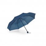 Reclame paraplu met bijpassend handvat kleur blauw