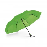 Opvouwbare paraplu met logo kleur lichtgroen
