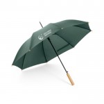 Automatische paraplu met logo van gerecycled materiaal kleur donkergroen afbeelding met logo/99149_129-a-logo.jpg