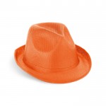 Reclame hoed in leuke kleurtjes kleur oranje