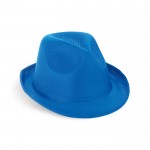 Reclame hoed in leuke kleurtjes kleur koningsblauw