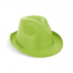 Reclame hoed in leuke kleurtjes kleur lichtgroen