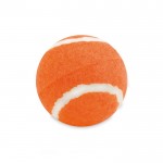 Rubberen hondenbal met logo  kleur oranje eerste weergave