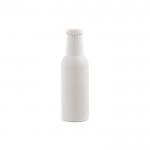 Bierstijl roestvrijstalen fles met druppelvrije dop 360ml kleur wit