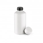 Gerecyclede aluminium drinkfles met lekvrije dop 550ml kleur wit Tweede weergave