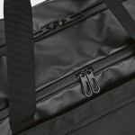 Sporttas van RPET met waterafstotende coating kleur zwart Tweede detail weergave
