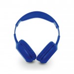 Duurzame draadloze koptelefoon met 8u speeltijd kleur blauw