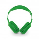 Duurzame draadloze koptelefoon met 8u speeltijd kleur groen