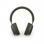 Duurzame koptelefoon met ruisonderdrukking en 20u autonomie kleur miliair groen
